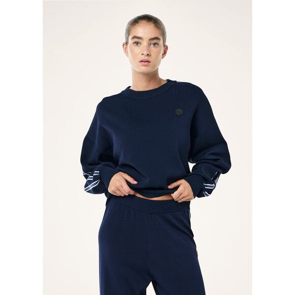 P.E Nation Retreat Knit Jumper In Dark Navy - M